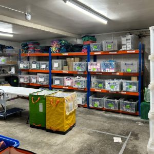 Complete stock room tidied for Comfort Cases UK